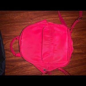 Red small backpack
